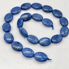 Load image into Gallery viewer, Dumorterite Oval Stone Half Strand | 18x13x7 | Blue | 10 Bead(s) |