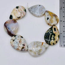 Load image into Gallery viewer, Ocean Jasper Graduated Round | 38x26 to 32x25x7 mm | Multi-color | 7 Beads |