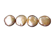 Load image into Gallery viewer, Golden Tundra 4 Coin Pearls Perfect Design 8316