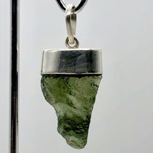 Load image into Gallery viewer, Blue Green Moldavite Pendant 31x18x6mm | 1 5/8" long