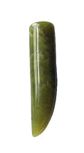 Load image into Gallery viewer, 1 Chartreuse Serpentine 'Dragon Claw' Pendant Bead 8573