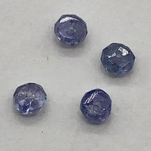 Load image into Gallery viewer, Tanzanite Faceted From 3x1.25mm to 2.5x1mm Roundel Bead 7.5 inch Strand 9713HS