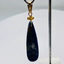 Load image into Gallery viewer, Sodalite 14K Gold Filled Teardrop | 3" Long | Blue/White | 1 Pendant |