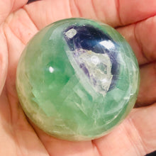 Load image into Gallery viewer, Fluorite Scry Sphere Round | 2" | Green/Red | 1 Sphere