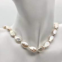 Load image into Gallery viewer, Creamy Oval/Teardrop FW Coin Pearl Strand - PremiumBead Alternate Image 3