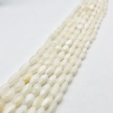 Load image into Gallery viewer, White Onyx 12x5mm to 14x6mm Rice Bead Half-Strand - PremiumBead Alternate Image 2