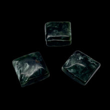 Load image into Gallery viewer, Siberia Russian Seraphinite 13x13mm Square Bead Strand 109576