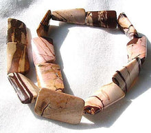 Load image into Gallery viewer, Zebra Jasper Carved Twist Rectangle Focal Bead Strand |30x18x6.5mm | 13 Beads | - PremiumBead Primary Image 1