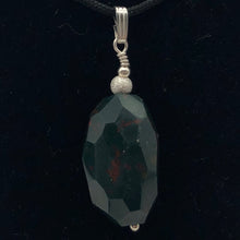 Load image into Gallery viewer, Hand Made Bloodstone Focal Pendant with Sterling Silver Findings | 1 3/4" Long - PremiumBead Alternate Image 9