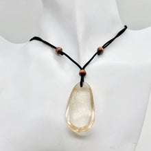 Load image into Gallery viewer, Unusual Natural Rutilated Quartz Adjustable Necklace | 16 to 30 Inches |