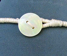 Load image into Gallery viewer, Warmth! Mother of Pearl Button Necklace 19" - PremiumBead Alternate Image 4