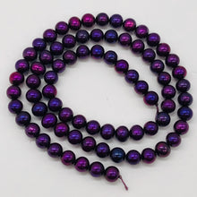 Load image into Gallery viewer, Fresh Water Pearl Strand Round | 5 mm | Magenta Purple | 75 Beads |