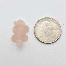 Load image into Gallery viewer, 2 Carved Pretty Rose Quartz Lizard Beads | 26x14x7mm | Pink - PremiumBead Alternate Image 8