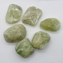 Load image into Gallery viewer, 1 Chatoyant Pale Green Kunzite Faceted Nugget Bead 3363A
