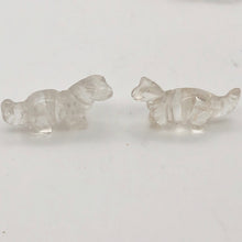 Load image into Gallery viewer, Dinosaur 2 Carved Quartz Diplodocus Beads | 25x11.5x7.5mm | Clear - PremiumBead Primary Image 1