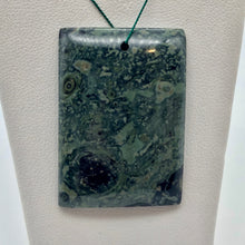 Load image into Gallery viewer, Speckled Green Kambaba Jasper Pendant Bead 4964Ab - PremiumBead Primary Image 1