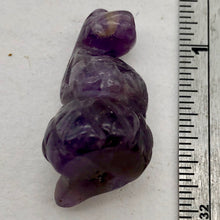 Load image into Gallery viewer, Amethyst Carved Snake Serpent Worry Stone Figurine | 20x11x7mm | Purple - PremiumBead Alternate Image 3