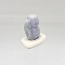 Load image into Gallery viewer, 26cts Hand Carved Buddha Lavender Jade Pendant Bead | 21x14x9.5mm | Lavender - PremiumBead Alternate Image 3