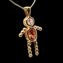 Load image into Gallery viewer, November! Crystal Kid Boy 22K Vermeil Pendant 9926Kb