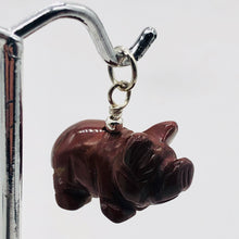 Load image into Gallery viewer, Piggie Brecciated Jasper Pig & Sterling Silver Pendant 509274JP