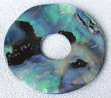 Load image into Gallery viewer, Dramatic Natural Rainbow Abalone 35mm Pi Circle! 3150C - PremiumBead Alternate Image 2
