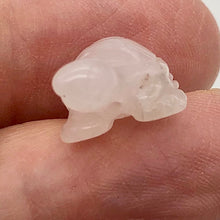 Load image into Gallery viewer, Carved 2 Rose Quartz Turtle Beads