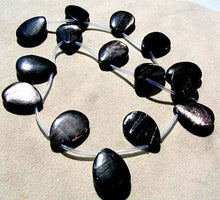 Load image into Gallery viewer, Sexy Shimmer Hypersthene 25x18mm Briolette Bead Strand for Jewelry Making 107424 - PremiumBead Alternate Image 4