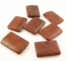 Load image into Gallery viewer, Smooth Devil Jasper Rectangle Pendant Bead 6653D - PremiumBead Primary Image 1