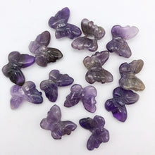 Load image into Gallery viewer, Fluttering 2 Deep Amethyst Butterfly Beads | 21x17x5mm | Purple - PremiumBead Alternate Image 8