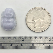 Load image into Gallery viewer, 26cts Hand Carved Buddha Lavender Jade Pendant Bead | 21x14x9.5mm | Lavender - PremiumBead Alternate Image 5