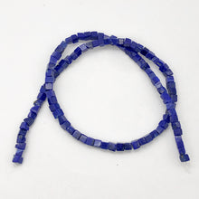 Load image into Gallery viewer, So Hot Indigo Lapis Cube Focal Bead Strand 108881