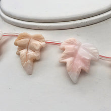 Load image into Gallery viewer, Pink Peruvian Opal 19x17mm Leaf Briolette Bead Strand for Jewelry Making 110823D - PremiumBead Alternate Image 2