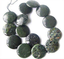 Load image into Gallery viewer, Tsunami Green Sediment Stone Pendant Bead Strand 108560 - PremiumBead Primary Image 1
