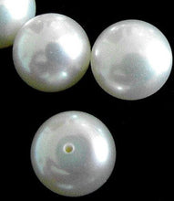 Load image into Gallery viewer, 2 White Freshwater Pearls 1/2 Drilled 8 to 8.5mm 3915 - PremiumBead Alternate Image 8