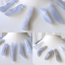 Load image into Gallery viewer, 810cts Natural Blue Chalcedony Bead Strand 110510H - PremiumBead Alternate Image 4