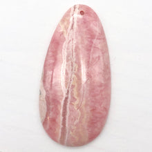 Load image into Gallery viewer, Natural Lacy Pink Rhodochrosite Pendant Bead | 60x30mm| Pink | Teardrop | 1 Bd |