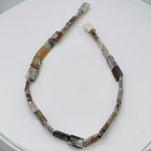 Load image into Gallery viewer, Premium 14x10mm Crazy Lace Agate Rectangle Bead Strand 104584