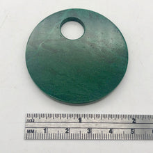 Load image into Gallery viewer, Green African Jade 50mm Pi Circle Pendant Bead - PremiumBead Alternate Image 4