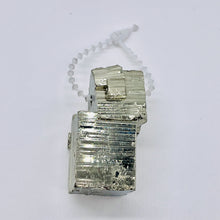 Load image into Gallery viewer, Pyrite Free Form Pendant Bead | 36x24x19 mm | Gold | 1 Bead |