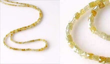 Load image into Gallery viewer, 20cts Natural Canary Diamond Scissor Faceted Tube Beads 110366 - PremiumBead Primary Image 1