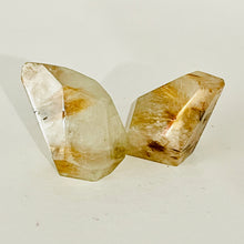 Load image into Gallery viewer, 2 Large Rutilated Quartz Centerpiece Beads 10574G