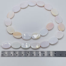 Load image into Gallery viewer, 3 Beads of Pink Conch Shell 17x12mm Oval Beads 9460
