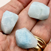 Load image into Gallery viewer, 23 Grams Natural Hemimorphite Faceted Nugget Beads | 3 Beads |