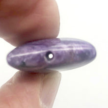 Load image into Gallery viewer, 47cts of Rare Rectangular Pillow Charoite Bead | 1 Beads | 26x21x9mm | - PremiumBead Alternate Image 3