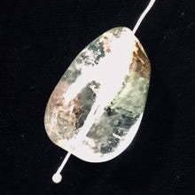 Load image into Gallery viewer, Lodalite Quartz Oval Pendant Bead | 27x24x14 mm | Clear Included | 1 Bead |
