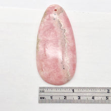 Load image into Gallery viewer, Natural Lacy Pink Rhodochrosite Pendant Bead | 60x30mm| Pink | Teardrop | 1 Bd |