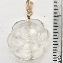 Load image into Gallery viewer, Quartz Flower Pendant Necklace | Semi Precious Stone Jewelry | 14 Kgf Pendant - PremiumBead Alternate Image 4
