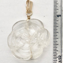 Load image into Gallery viewer, Quartz Flower Pendant Necklace | Semi Precious Stone Jewelry | 14 Kgf Pendant - PremiumBead Alternate Image 4