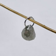 Load image into Gallery viewer, Diamond w/Loop .40 cts Teardrop | 4x3 mm | Green | 1 Pendant |