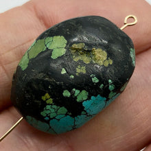 Load image into Gallery viewer, Natural Turquoise Nugget Focus Master 44cts Bead | 25x19x13 | Blue Brown| 1 Bead